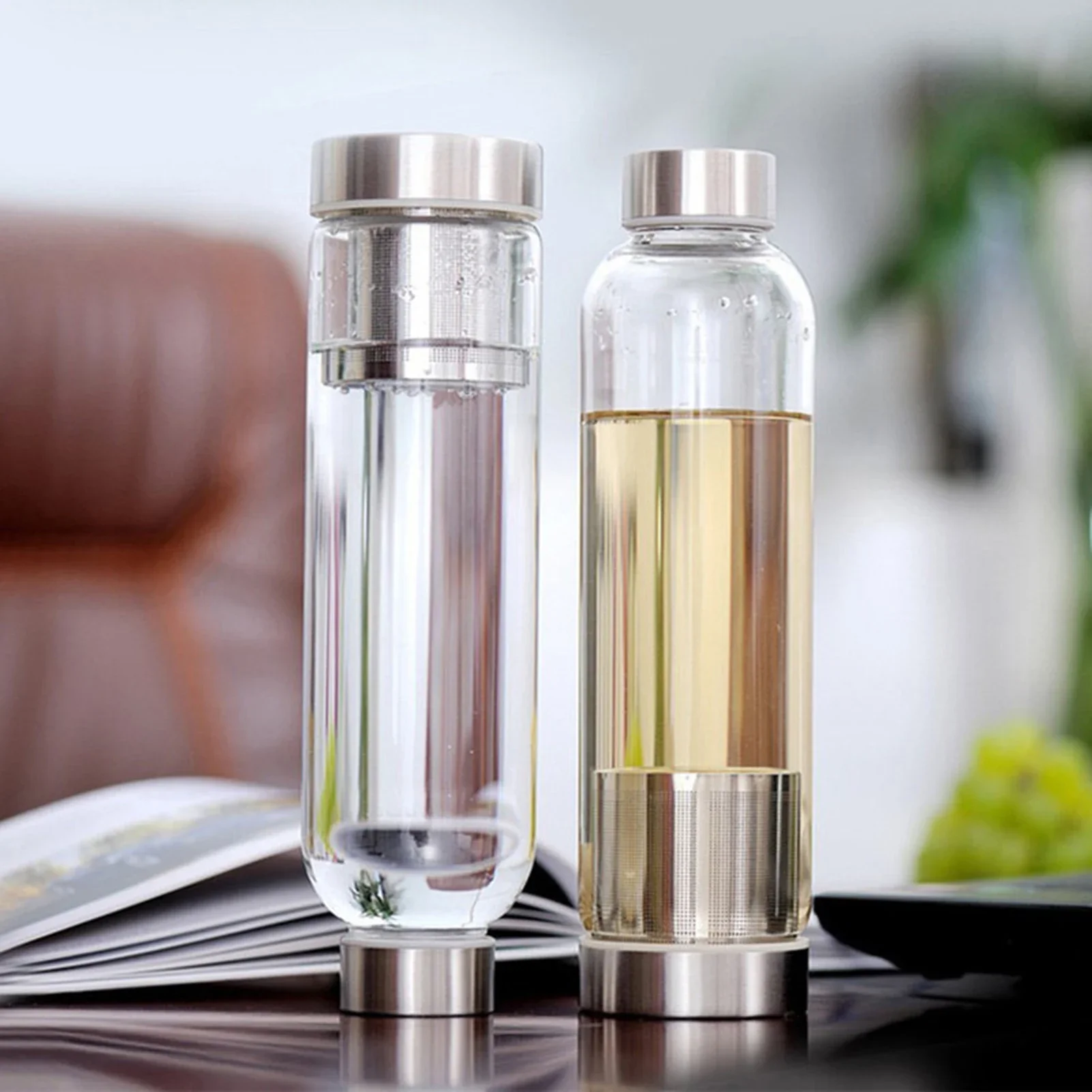 Outdoor Sport Glass Water Bottle - Szklana butelka sportowa na wodę, z