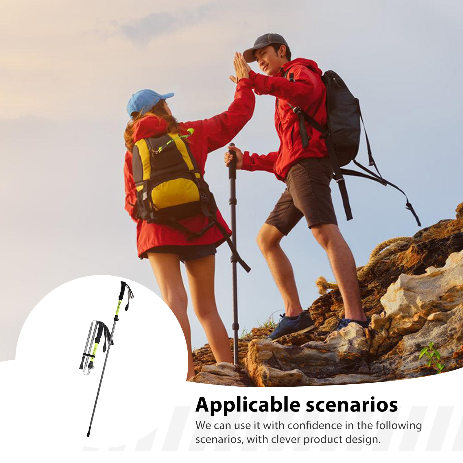 Aluminiowy kij trekkingowy dla – Outdoor Sport Climbing Gear recenzja i cena