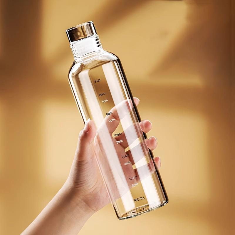 Butelka sportowa na wodę ze sz – Outdoor Sport Glass Water Bottle recenzja i cena